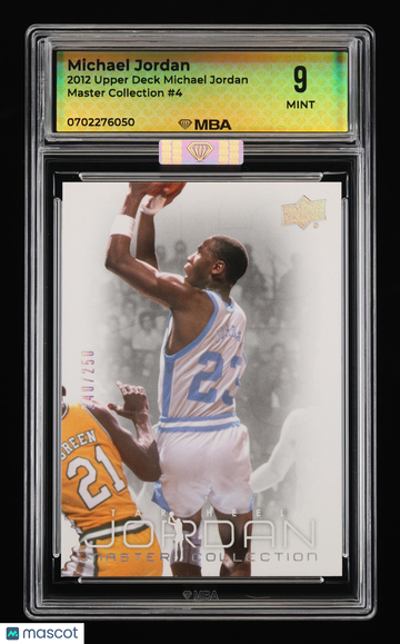 2012 Upper Deck Michael Jordan Master Collection Michael Jordan #4 MBA 9