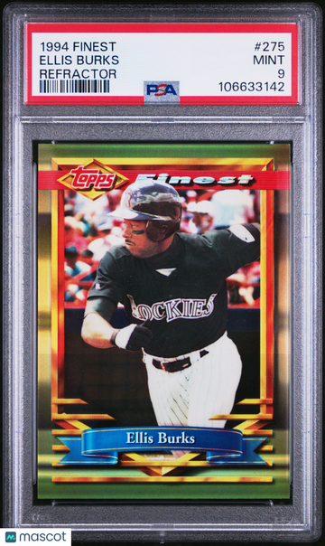 1994 Finest Ellis Burks #275 Refractor PSA 9