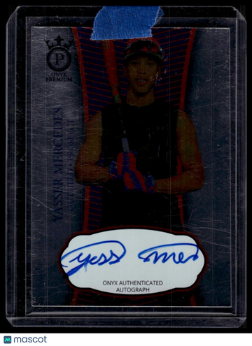 2021 Onyx Premium Yasser Mercedes #OPYM AU SN
