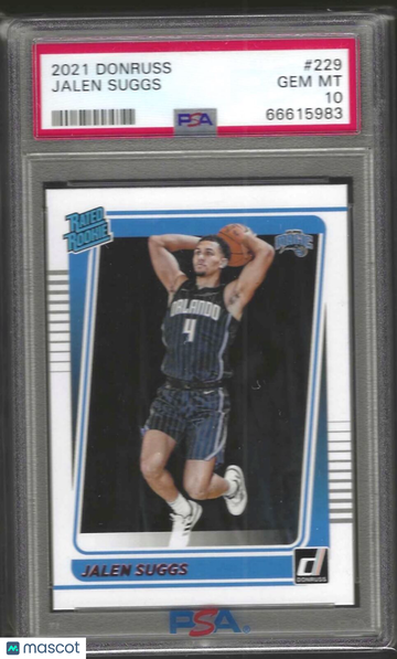 2021 Panini Donruss Jalen Suggs #229 PSA 10