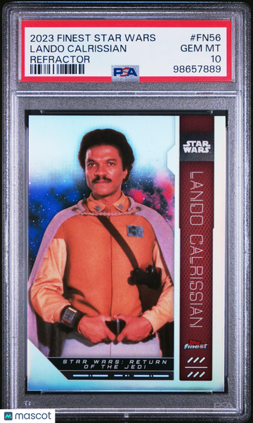 2023 Topps Finest Star Wars Lando Calrissian #FN56 PSA 10