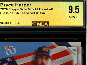2026 Topps Now World Baseball Classic Bryce Harper #USA11 USA Team Set MBA 9.5