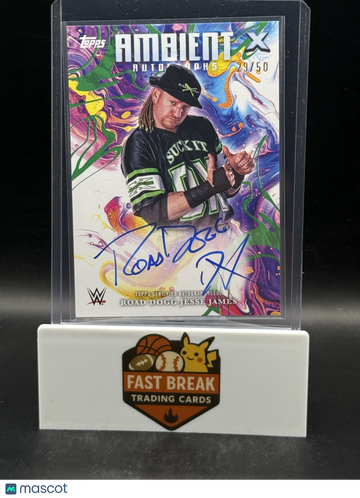 2025 Topps Exalted WWE Ambient Autographs Road Dogg Jesse James #AMA-RDJ /50