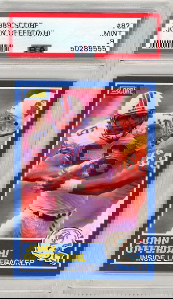 1989 Score John Offerdahl #82 PSA 9 P1230