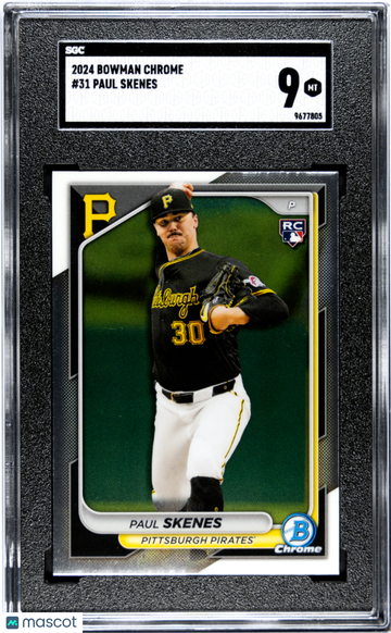 2024 Bowman Chrome Paul Skenes #31 SGC 9