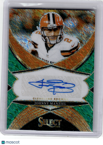 2025 Prizm Select Signatures Johnny Manziel #SSP-JML Green /5