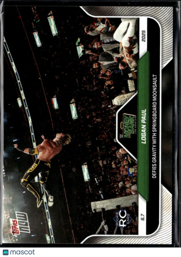 Logan Paul 2025 Topps Now WWE RC WWE