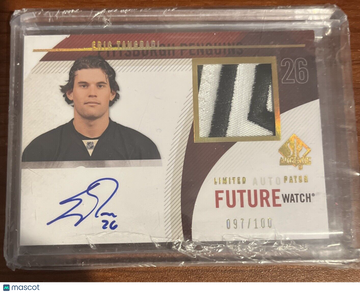 2007-08 SP Authentic Eric Tangradi Patch Short Print