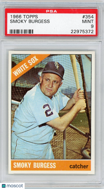 1966 Topps Smoky Burgess #354 PSA 9