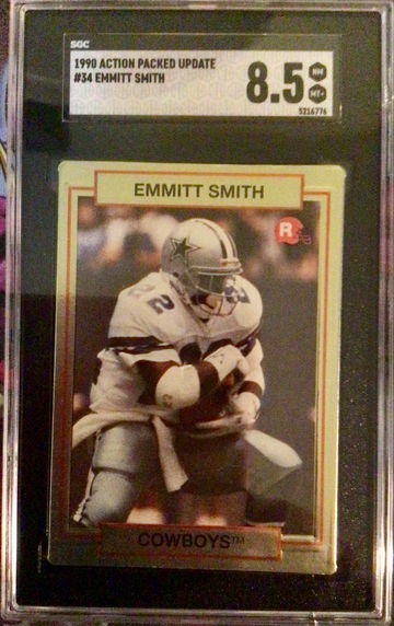 1990 Action Packed Emmitt Smith RC