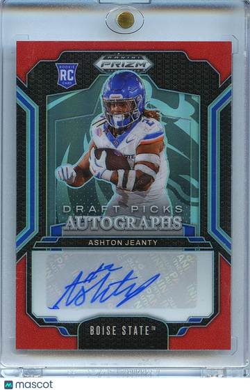 2025 Ashton Jeanty Prizm Rookie Panini Authentic
