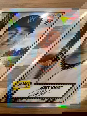 🔥Joey Bart Refractor RC - 2021 Topps Chrome Platinum Anniversary GIANTS