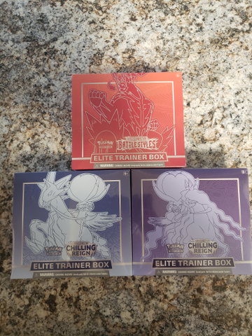 Chilling Reign ETB x2/ Battle Styles ETB