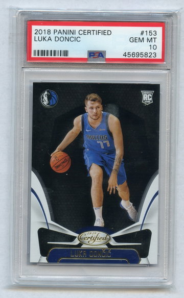 LUKA DONCIC 2018  CERTIFIED 153 PSA 10