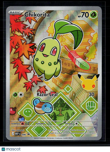 Pokemon 2026 Mega Evolution – Perfect Order Chikorita #046