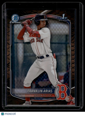 2025 Bowman Franklin Arias #BCP-67 Chrome Prospects Reptilian Refractor