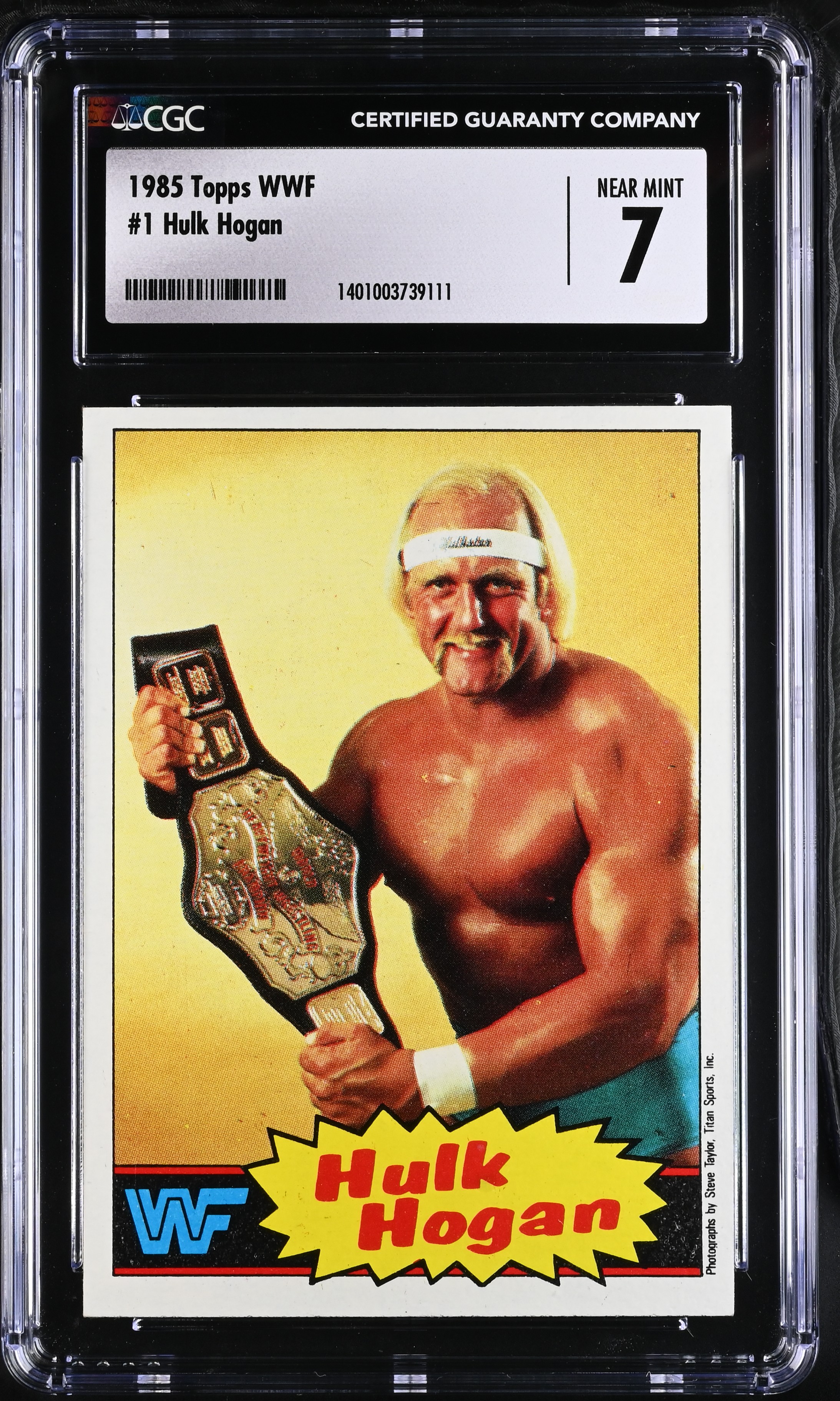 WWF Hulk Hogan #1 CGC 7