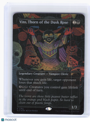 Secret Lair Drop Series Vito, Thorn of the Dusk Rose Rainbow Foil Rare (Borderless) #2282