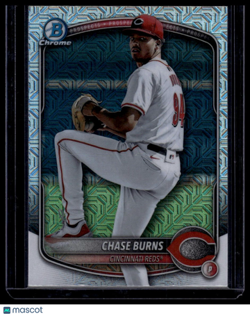 2025 Bowman Chase Burns #BCP-122 Chrome Prospects Mojo Refractor
