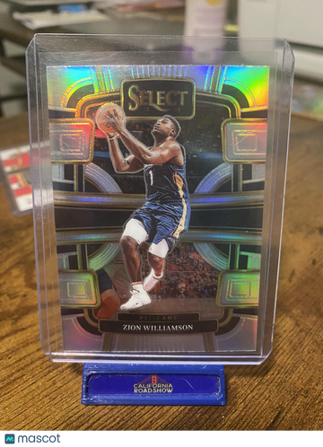 2023-24 Panini Select Zion Williamson #36 Silver Prizms