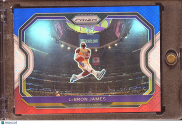 2021 Panini Prizm LeBron James #1 Blue Red