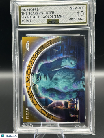 2025 Topps Chrome Pixar GOLD AGS 10