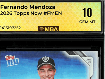 2026 Topps Now Fernando Mendoza #FMEN MBA 10