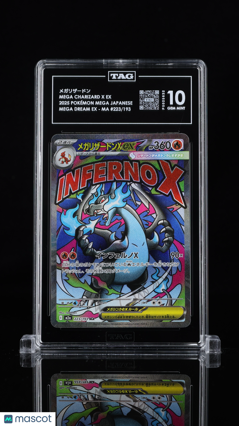 2025 Pokemon メガリザードンX Mega Charizard X ex #223/193 Pokémon