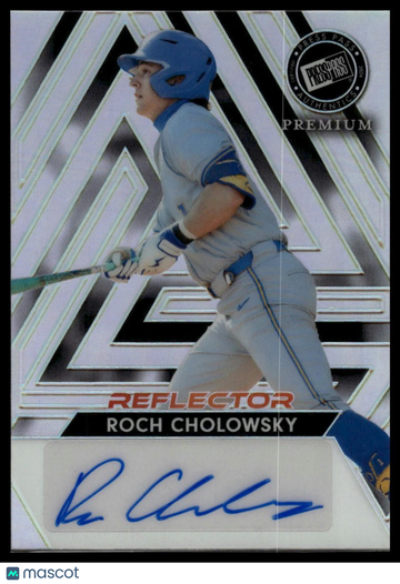 2024 Press Pass Premium Roch Cholowsky #BA-RC1 Autographs Reflectors Prismatic Silver SN AU