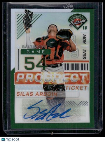 2024 Panini Prizm Prospect Edition Silas Ardoin #31 Green Panini Authentic