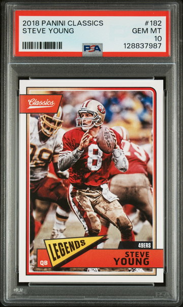 2018 Classics Steve Young #182 PSA 10