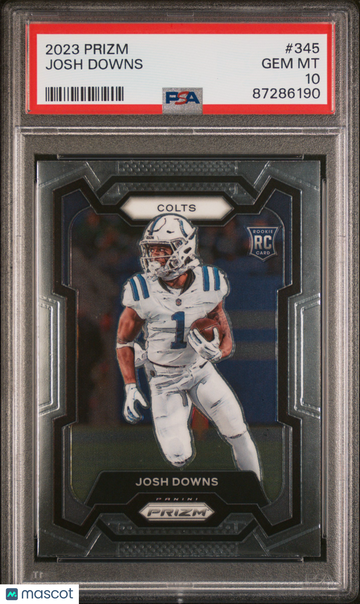 2023 Panini Prizm Josh Downs #345 PSA 10