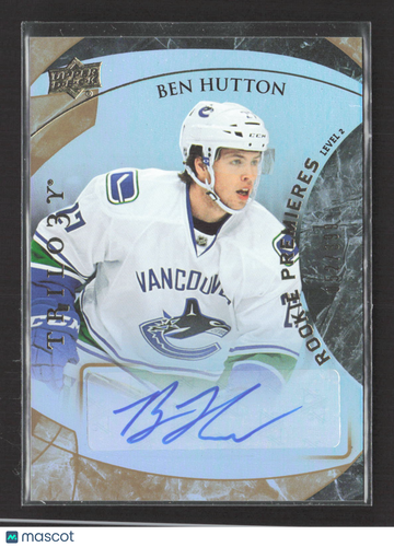 2016 Upper Deck Trilogy Rookie Premieres Level 2 Ben Hutton #213 Auto
