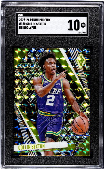 2023-24 Panini Phoenix Heiroglyphs Collin Sexton #150 SGC 10