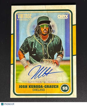 2025 Onyx Vintage - Autographs Josh Kuroda-Grauer #VAJOKU