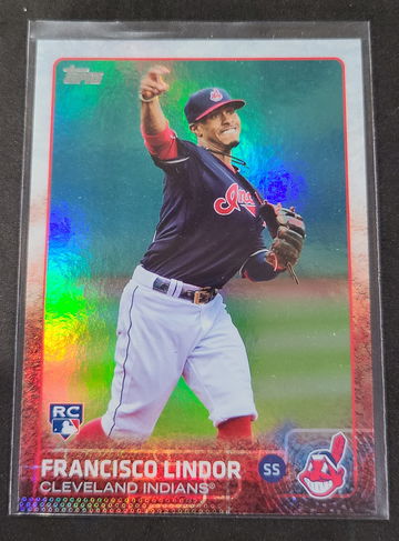 Francisco Lindor 2015 Topps RC Rainbow Foil