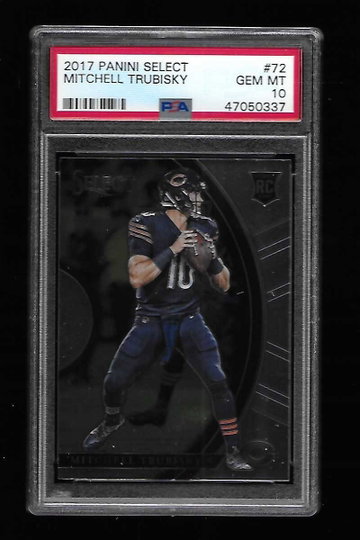 2017 PANINI SELECT MITCHELL TRUBISKY #72