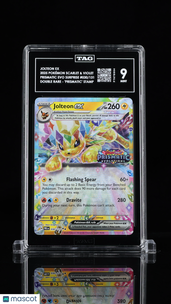 Pokémon Scarlet & Violet Jolteon ex TAG 9 #030/131