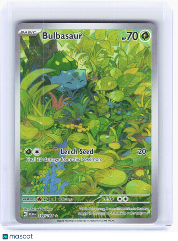 Scarlet & Violet 151 Bulbasaur Foil Illustration Rare #166/165