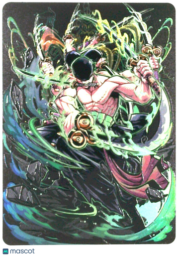 2025 One Piece Roronoa Zoro Holofoil Textured Trading Card