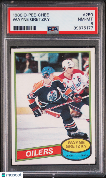 Wayne Gretzky 1980-81 O-Pee-Chee #250 PSA 8