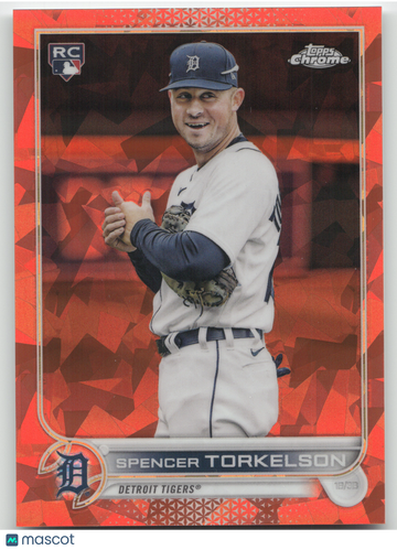 2022 Topps Chrome Sapphire Edition Spencer Torkelson #151 Orange /25 RC