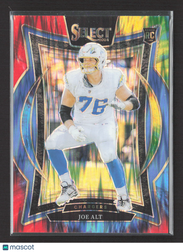 2025 Panini Select Prizm Concourse Joe Alt #82 Tie-Dye /25 RC