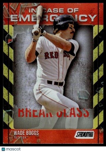 2025 Stadium Club Wade Boggs #ICE-17 In Case of Emergency