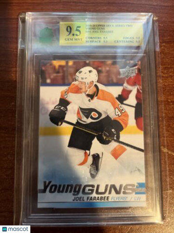 2019-20 Upper Deck Joel Farabee Rookie MNT 9.5