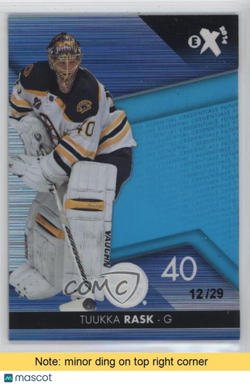 2014-15 Fleer Ultra - eX - Essential Credentials Future Tuukka Rask #14 Essential Credentials Future 12/29