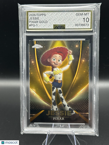 2025 Topps Chrome Pixar GOLD AGS 10