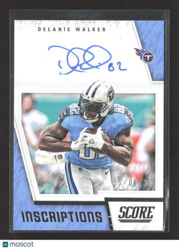 2018 Panini Score Inscriptions Delanie Walker #23 /25