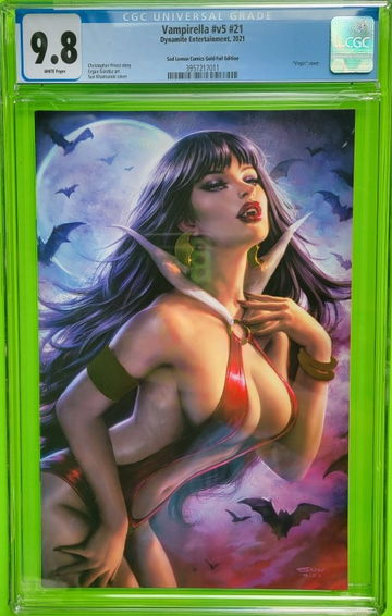 Vampirella 21 Gold Foil Virgin Cover