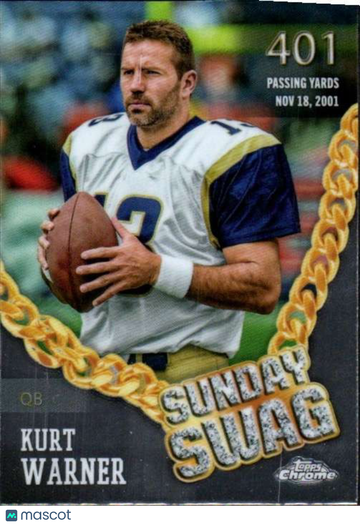2024 Topps Chrome - Sunday Swag Kurt Warner #SS-14